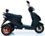 Black 3-Wheeled e-Mobility Scooter Model BEAST