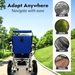 Majestic IQ-8000 Foldable Electric Wheelchair for Adults