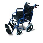 Aidapt Folding Lightweight Attendant-Pushed Wheelchair, 18” Seat
