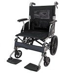 Lightweight Folding Aluminium Wheelchair with Hand Brake