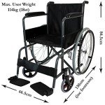 Lightweight Folding Self-Propelled Wheelchair for Easy Mobility