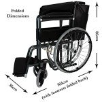 Lightweight Folding Self-Propelled Wheelchair for Easy Mobility