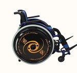 Lightweight Folding Aluminum Wheelchair for Travel