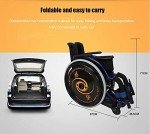 Lightweight Folding Aluminum Wheelchair for Travel