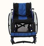 Lightweight Folding Aluminum Wheelchair for Travel