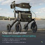 Helavo Foldable All-Terrain Walker with Comfortable Seat
