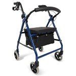 Lightweight Folding Rollator with Basket for Seniors