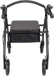 Lightweight Folding 4-Wheel Mobility Walker with Seat