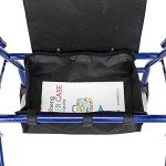 Lightweight Folding 4 Wheel Mobility Walker with Seat
