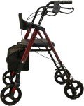 Active8 Wellness Lightweight 4-Wheel Rollator Walker
