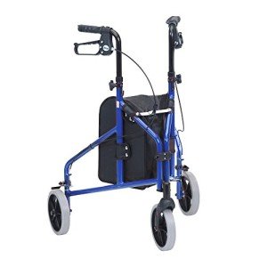 Drive Devilbiss Ultralight Blue Tri-Walker with Bag