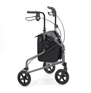 Lightweight Tri-Wheel Mobility Walker with Bag