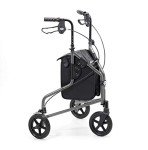 Lightweight Tri-Wheel Mobility Walker with Bag