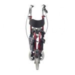 Lightweight Tri Walker Rollator with Seat and Bag