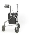 Tri-Wheel Folding Walker with Adjustable Height