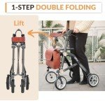 Uplivin Trive 4-Wheel Rollator with Seat