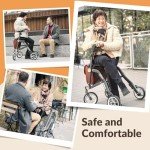 Uplivin Trive 4-Wheel Rollator with Seat