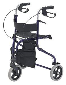 Drive Devilbiss Tri-Walker with Seat and Backrest