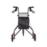 DAYS Lightweight Folding 3-Wheel Walker - Ruby Red