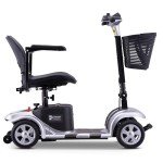 Portable 4mph Split Mobility Scooter - Silver