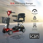 iCAN X-02 Lightweight Portable Mobility Scooter