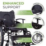 Voyager Folding Outdoor All Terrain Wheelchair - 18”