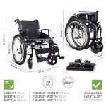 Voyager Folding Outdoor All Terrain Wheelchair - 18”