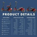Lupin Easy-Fold Mobility Scooter for Adults