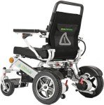 Lightweight Folding Electric Wheelchair with 2 Batteries