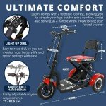 Lupin Easy-Fold Mobility Scooter for Adults