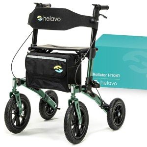 Helavo Foldable All Terrain Walker with Seat