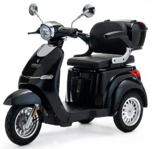 VELECO Cristal 3-Wheel Mobility Scooter - Black