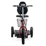 VELECO ZT16 Three-Wheeled Mobility Scooter - Red