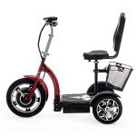 VELECO ZT16 Three-Wheeled Mobility Scooter - Red