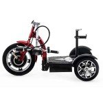 VELECO ZT16 Three-Wheeled Mobility Scooter - Red