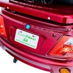 Green Power ZT500 3-Wheel Mobility Scooter Red