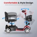 iScooter X-02 4-Wheel Mobility Scooter for Adults