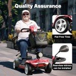 iScooter X-02 4-Wheel Mobility Scooter for Adults