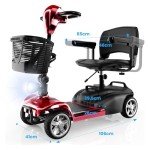 iScooter X-02 4-Wheel Mobility Scooter for Adults