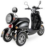 Veleco Retro Electric 3-Wheel Mobility Scooter