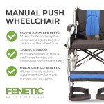 Lightweight Folding Self-Propel Wheelchair with Handbrakes