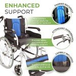 Lightweight Folding Self-Propel Wheelchair with Handbrakes