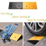 Non-Slip Heavy Duty Rubber Curb Ramp