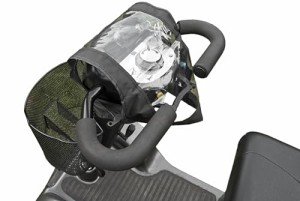 Waterproof Black Tiller Cover for Mobility Scooters