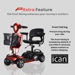 iCAN X-02 Lightweight Portable Mobility Scooter