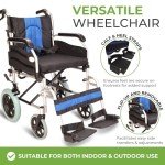 Lightweight Folding Narrow 16" Seat Wheelchair