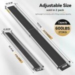 Adjustable 6ft Aluminum Wheelchair Ramps with Bag