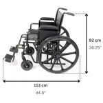 U-GO Atlas Heavy-Duty Self-Propelled Wheelchair