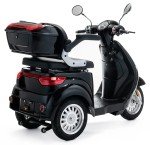 VELECO Cristal 3-Wheel Mobility Scooter - Black