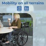 Days Escape Lite Folding Self-Propelled Wheelchair